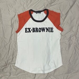 Vintage wet seal Girl Scout baby tee